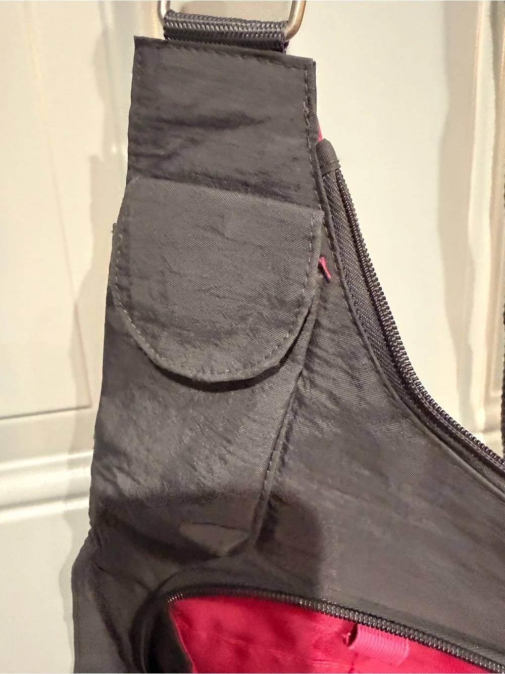 Baggallini Charcoal Gray Crossbody Sling Bag